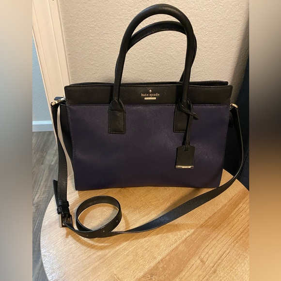 kate spade Handbags - Kate Spade New York Cameron Street Candace Satchel - Blue/Black Color Block
